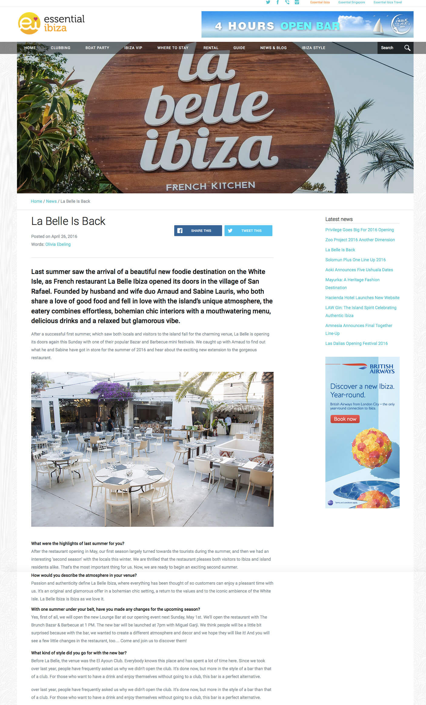 La Belle Ibiza